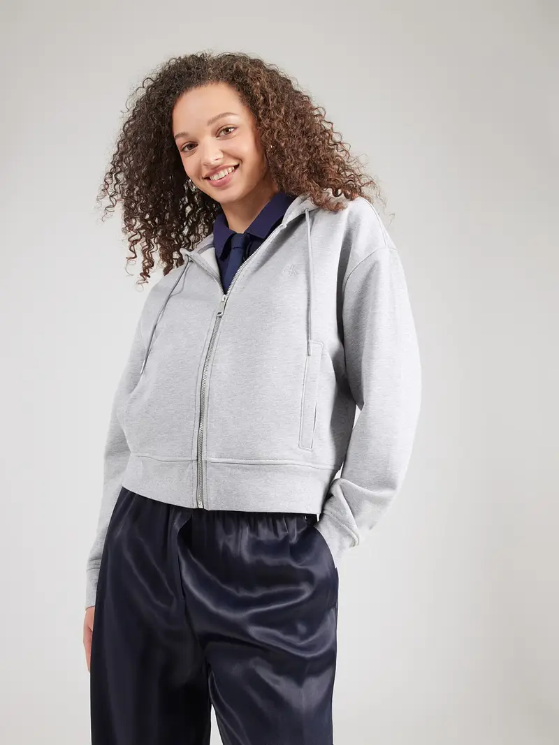 Giacca di felpa grigio miniatura 2