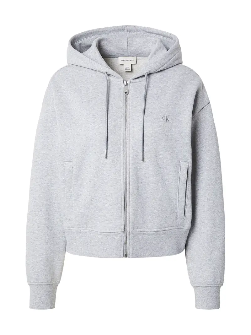 Giacca di felpa grigio