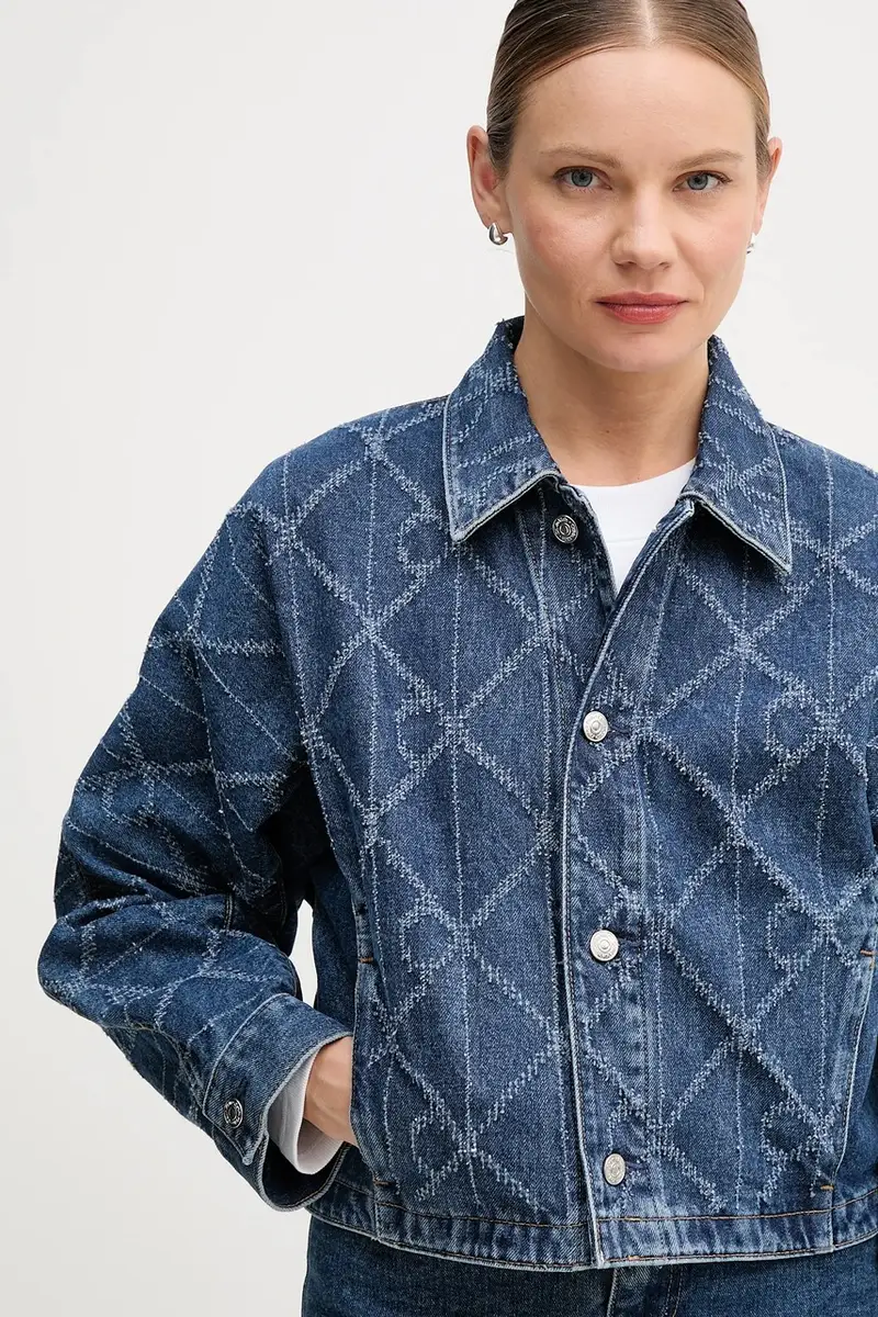 giacca di jeans colore blu LV047D749G miniatura 4