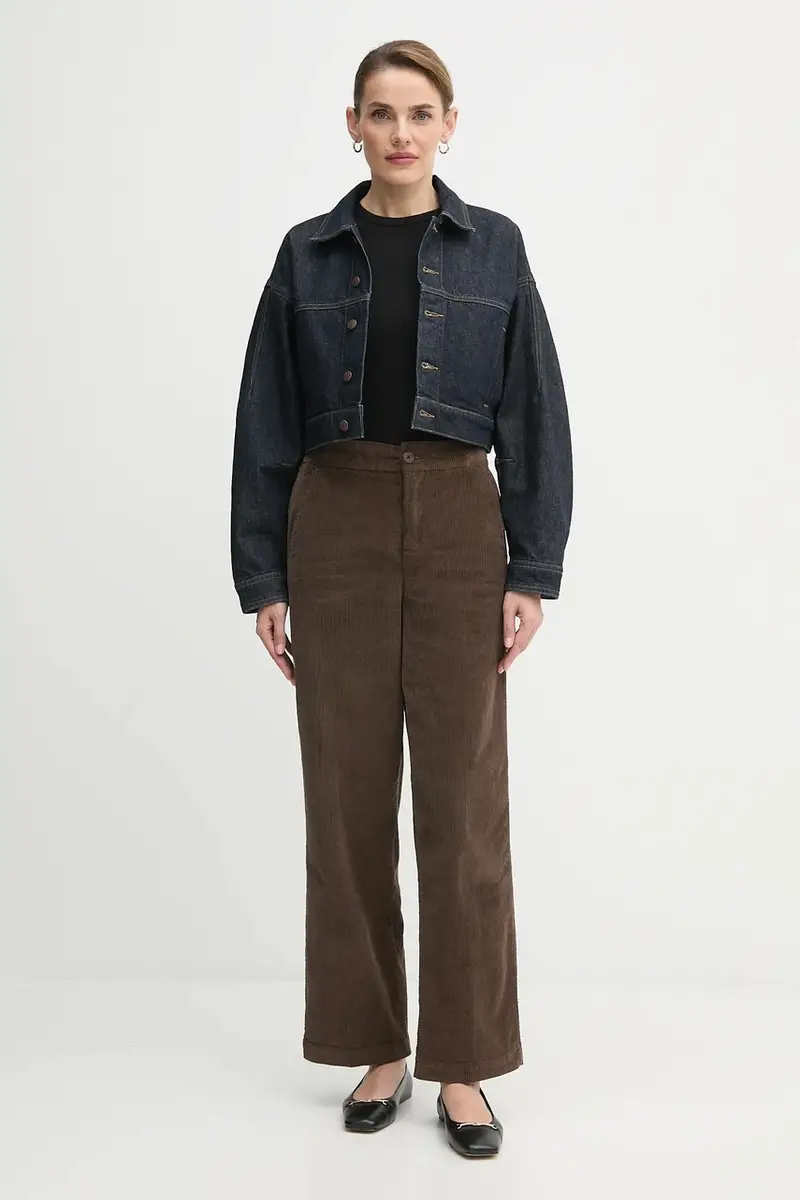 giacca di jeans colore blu navy LV047D700G miniatura 2