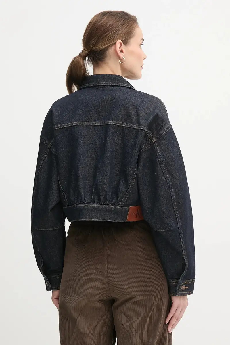 giacca di jeans colore blu navy LV047D700G miniatura 3