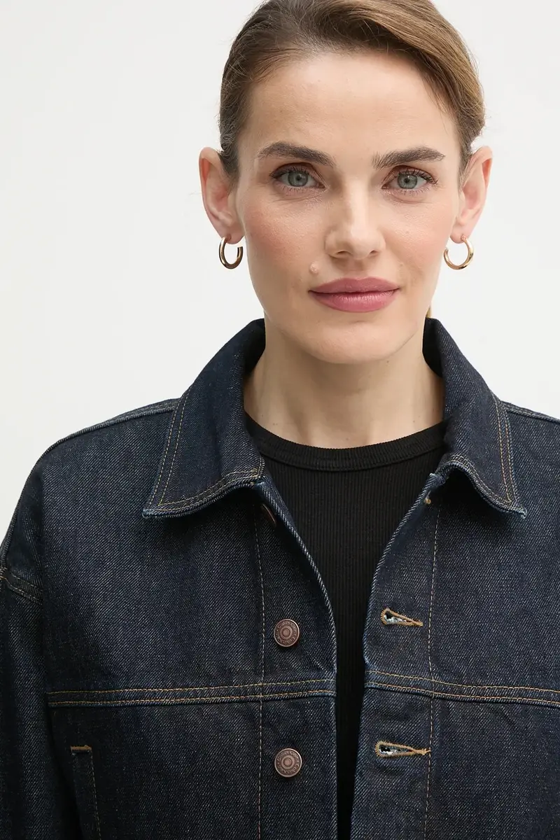 giacca di jeans colore blu navy LV047D700G miniatura 4