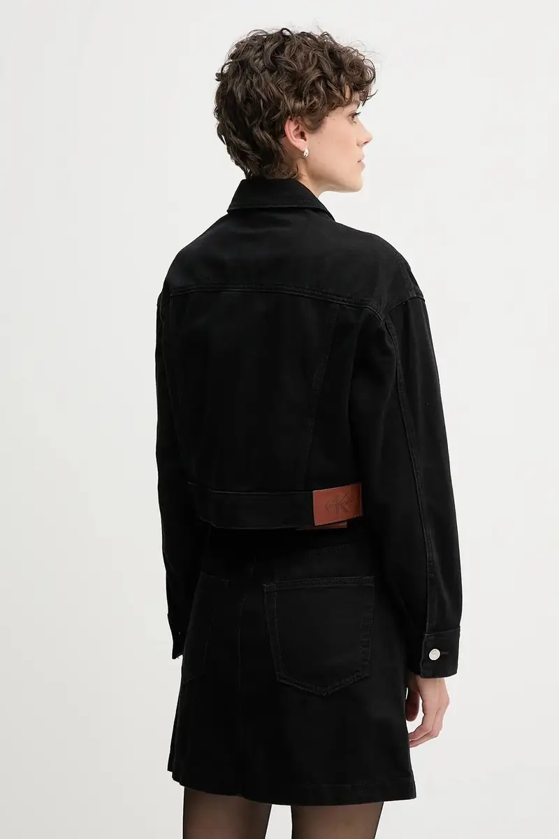 giacca di jeans colore nero LV047D779G miniatura 3