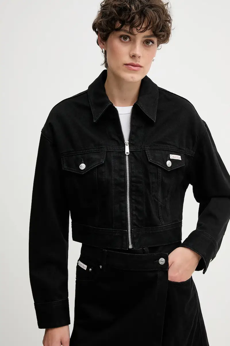 giacca di jeans colore nero LV047D779G miniatura 4