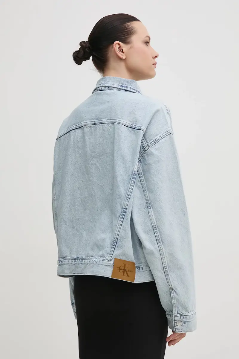 Calvin Klein Jeans Jeans Donna Blu 3580272 miniatura 3