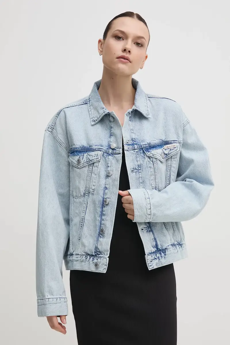 Calvin Klein Jeans Jeans Donna Blu 3580272