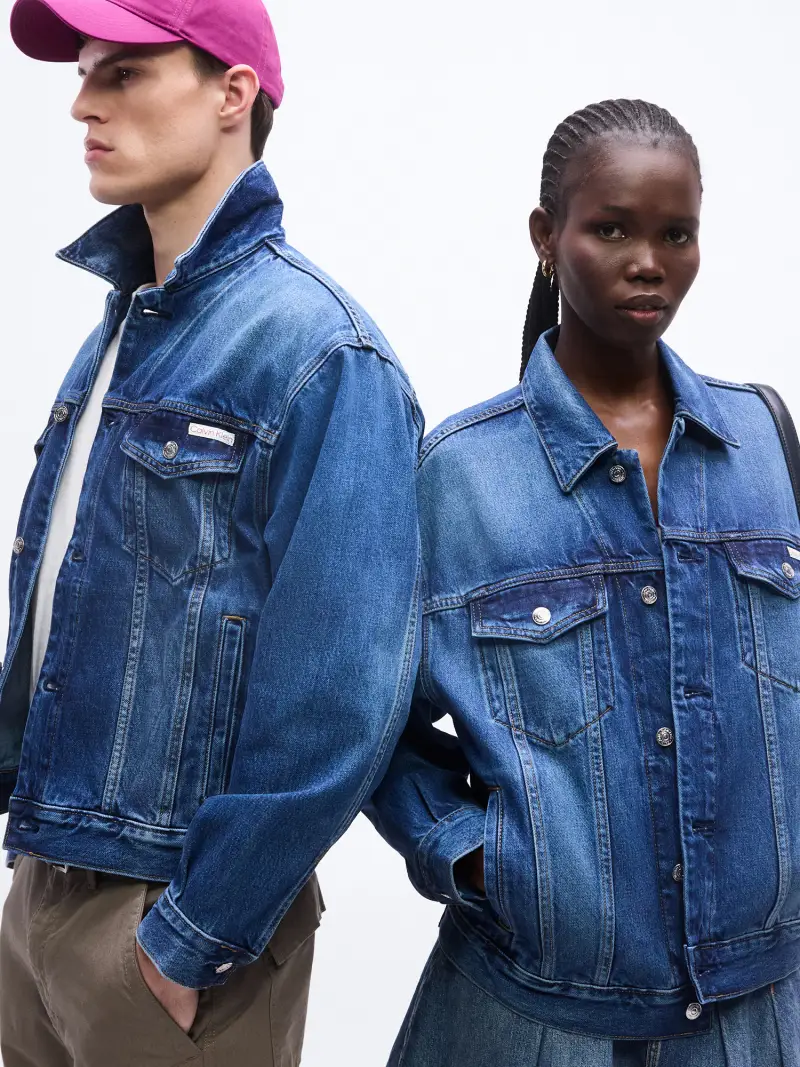 Giacca di mezza stagione 90S HORIZON blu denim miniatura 3