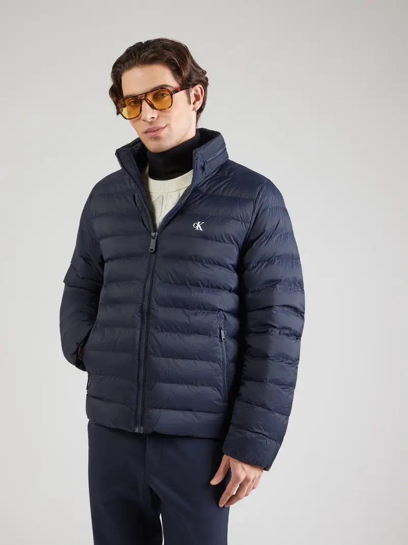 Giacca di mezza stagione blu scuro miniatura 2