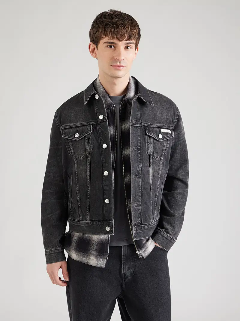 Giacca di mezza stagione CLASSIC nero denim miniatura 3