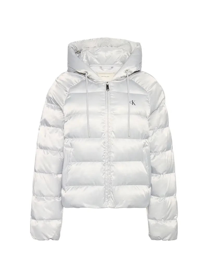 Giacca di mezza stagione grigio chiaro / bianco