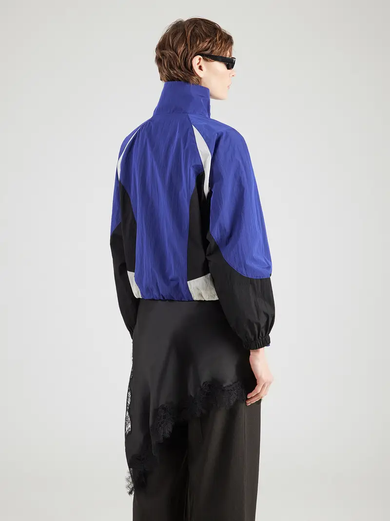 Giacca di mezza stagione grigio chiaro / lilla / nero miniatura 3