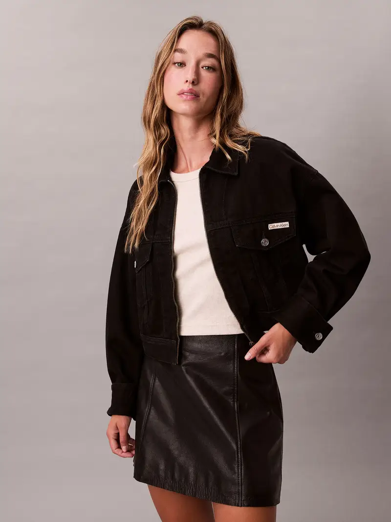 Giacca di mezza stagione nero miniatura 2