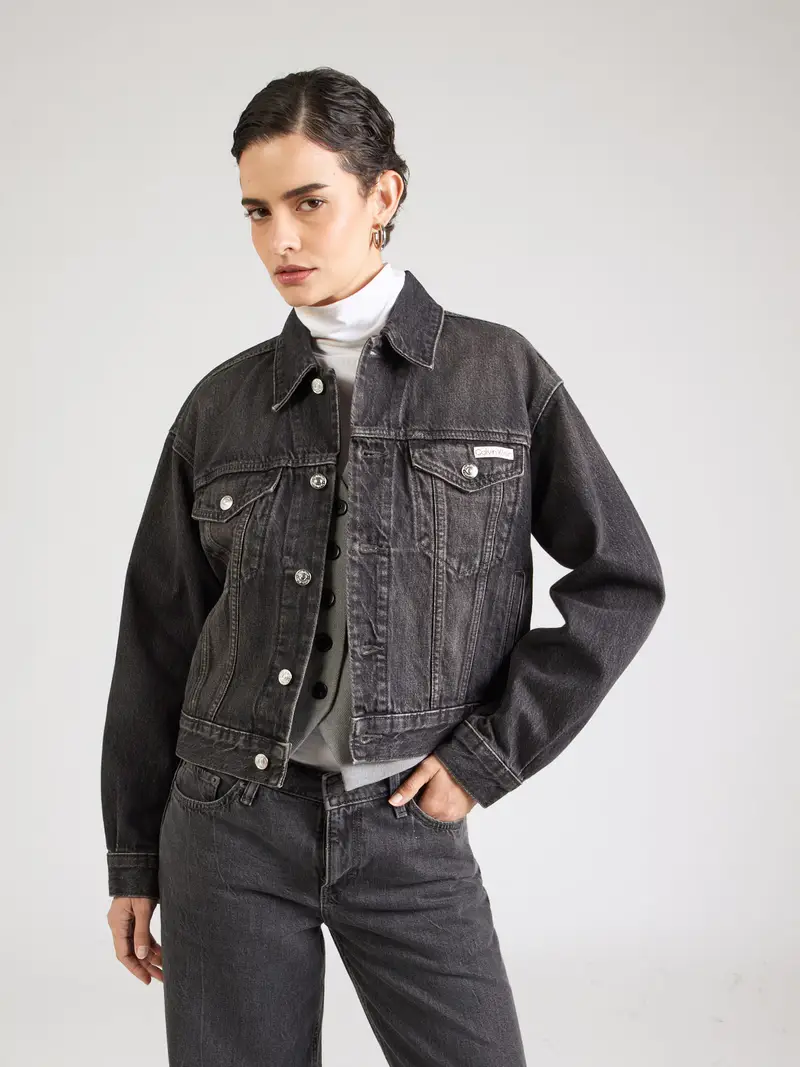 Giacca di mezza stagione nero miniatura 2