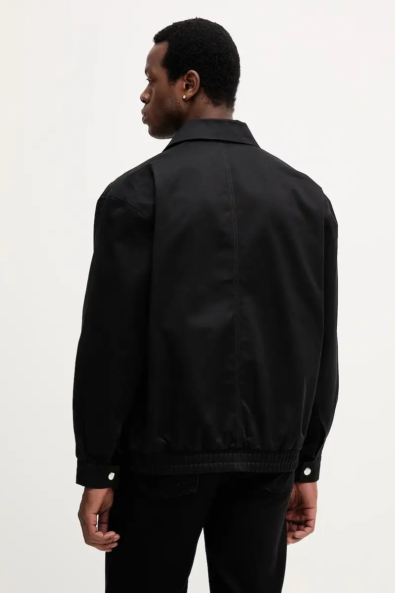 giacca in cotone colore nero LV04RC409G miniatura 3