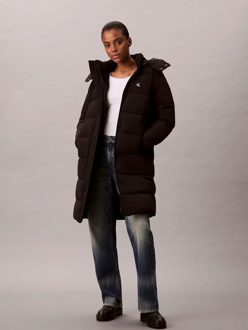 Giacca invernale nero / bianco miniatura 3