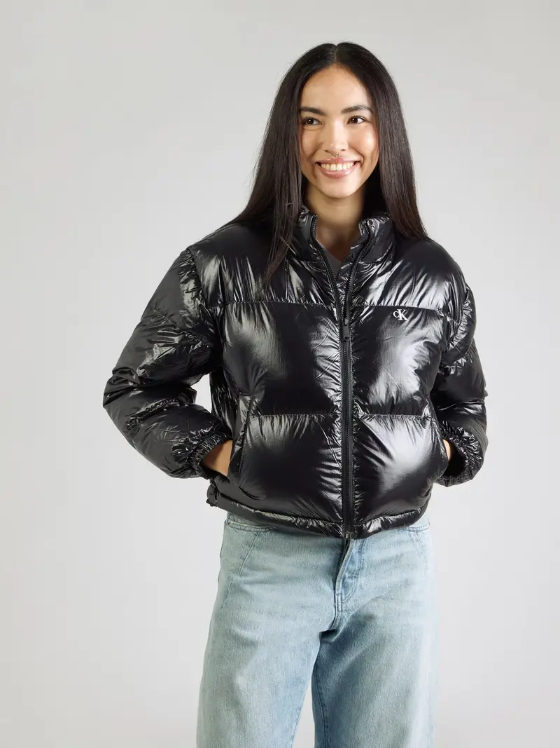 Giacca invernale nero / bianco miniatura 2