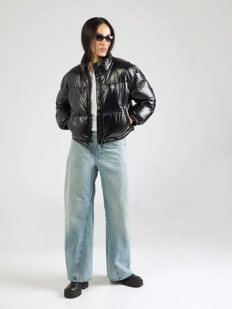 Giacca invernale nero / bianco miniatura 3