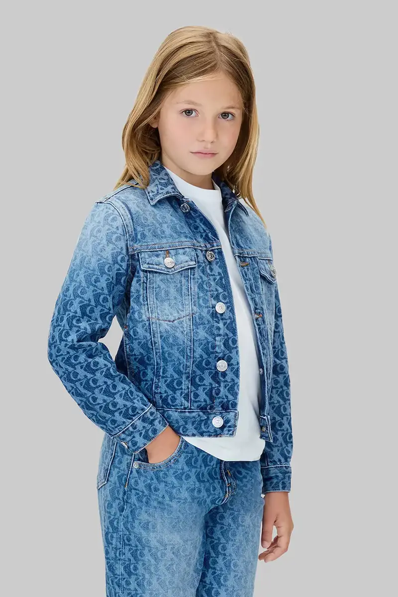 giacca jeans bambino/a colore blu IU0IU00727