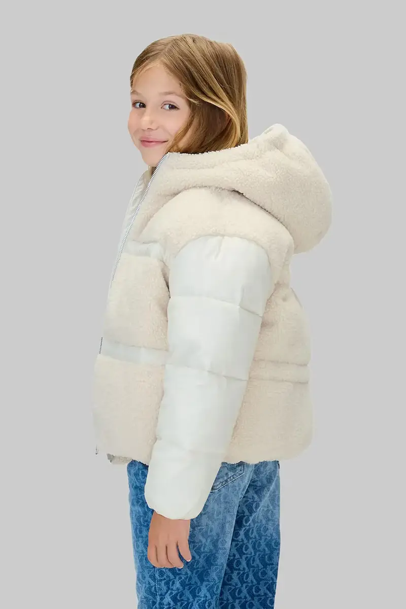 giacca per bambini colore beige IG0IG03022 miniatura 3