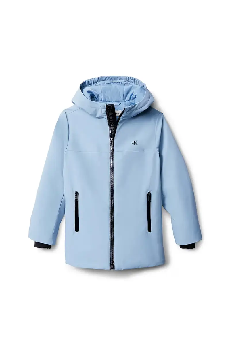 giacca per bambini colore blu IB0IB02569 miniatura 2