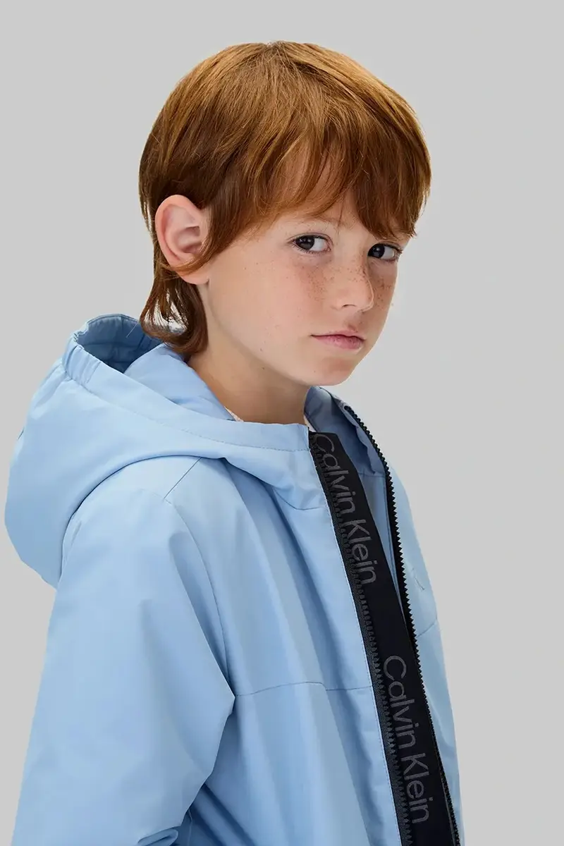 giacca per bambini colore blu IB0IB02569 miniatura 5