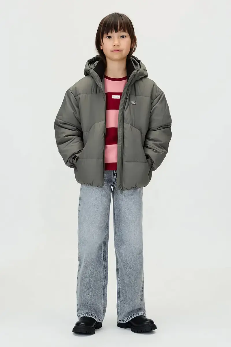 giacca per bambini colore grigio IG0IG02056 miniatura 4