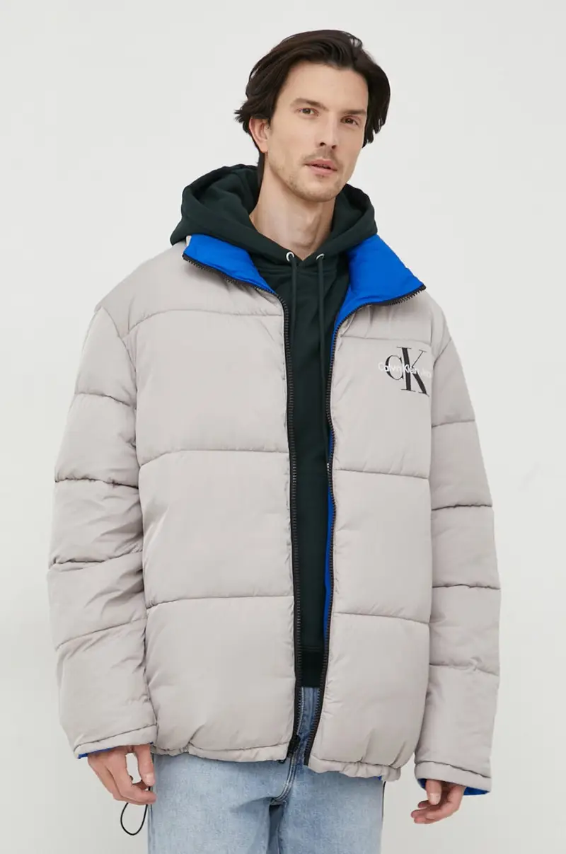 giacca reversibile uomo Blu