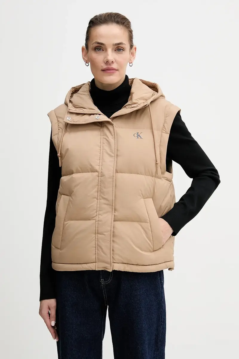 Calvin Klein Jeans Gilet Beige 3955798 miniatura 4