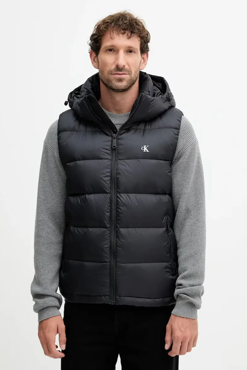 gilet in piuma colore nero LV04RD531G