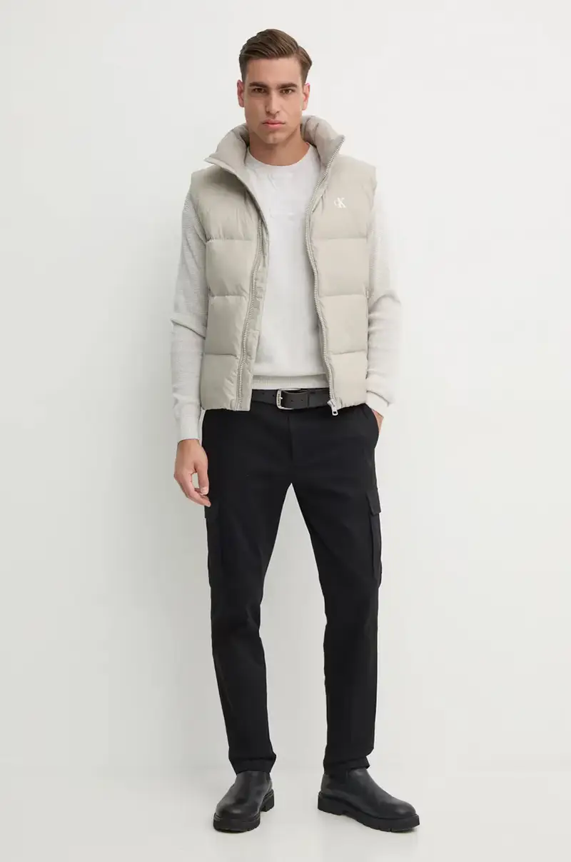 Calvin Klein Jeans Gilet Grigio 4157457 miniatura 2