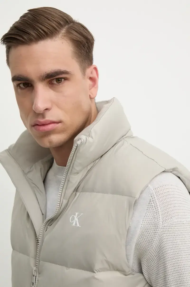 Calvin Klein Jeans Gilet Grigio 4157457 miniatura 4