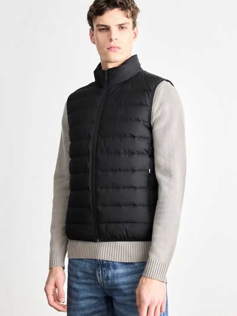 Calvin Klein Jeans Gilet Nero 4193381 miniatura 2