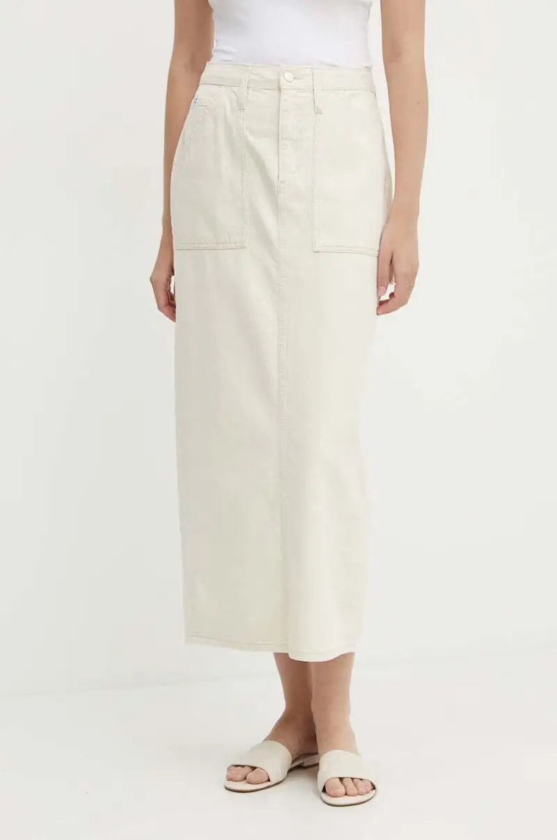 gonna di jeans colore beige J20J223886