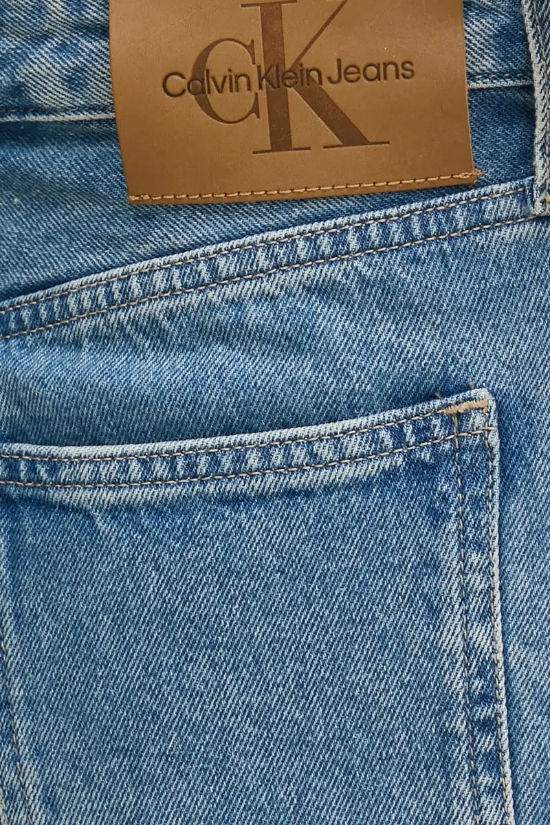 gonna di jeans colore blu J20J224532 miniatura 4