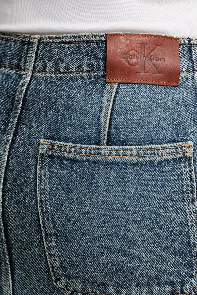 gonna di jeans colore blu LV047D724G miniatura 4