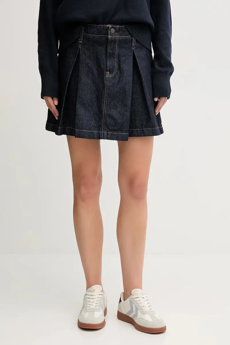 gonna di jeans colore blu navy LV047C717G