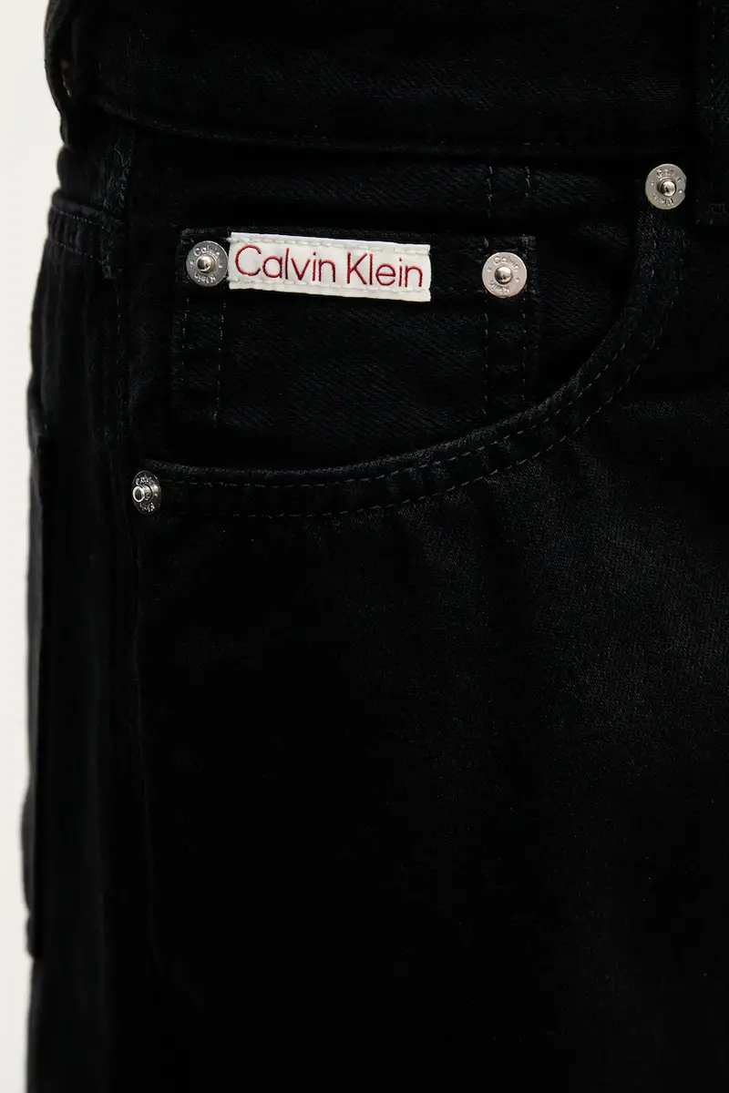 gonna di jeans colore nero LV047D777G miniatura 5