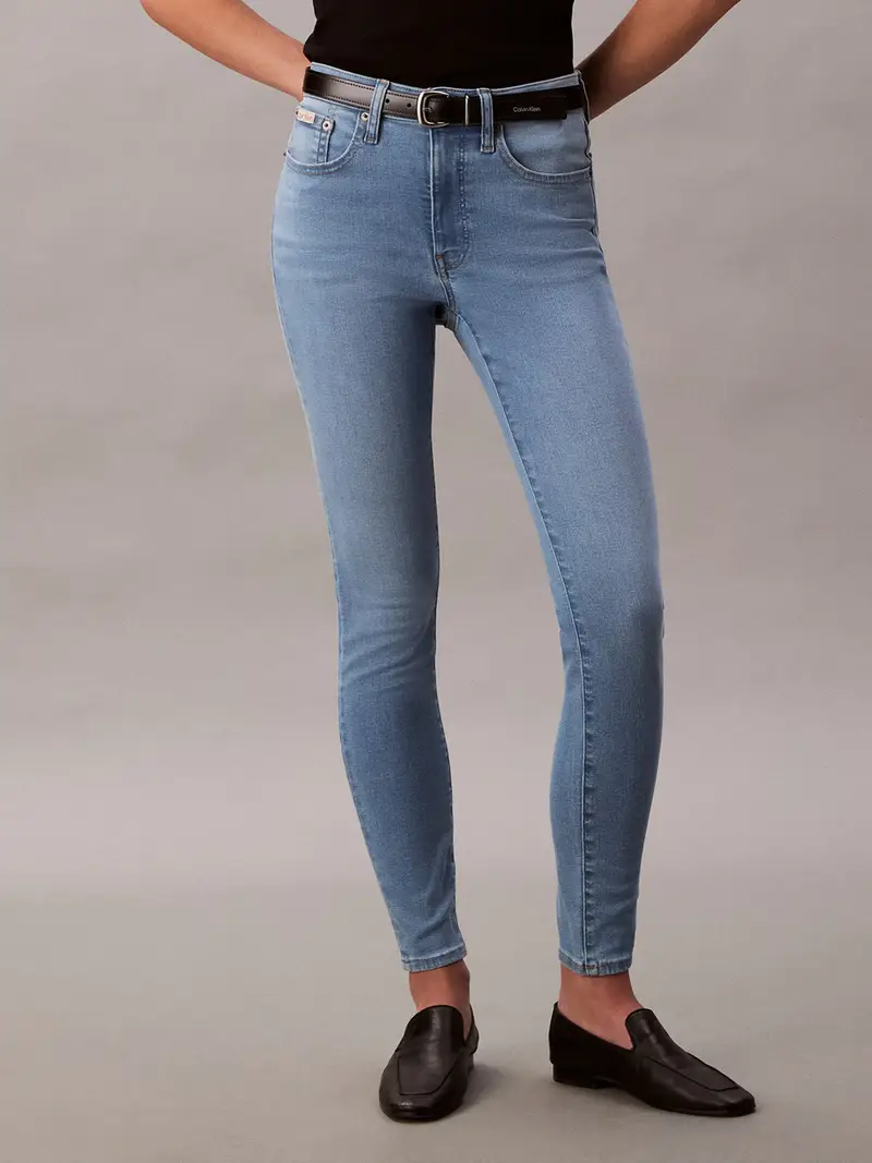 Calvin Klein Jeans Jeans Donna Blu 4011807 miniatura 2