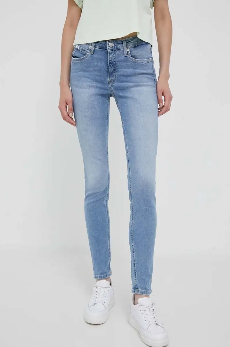 Calvin Klein Jeans Jeans Donna Blu 2218758