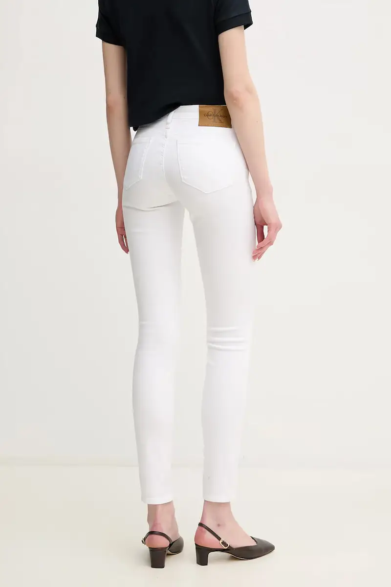 Calvin Klein Jeans Jeans Donna Bianco 3124398 miniatura 3