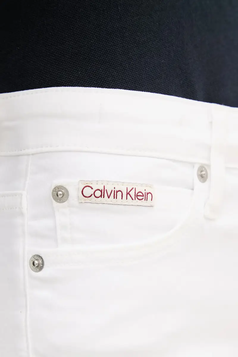 Calvin Klein Jeans Jeans Donna Bianco 3124398 miniatura 4