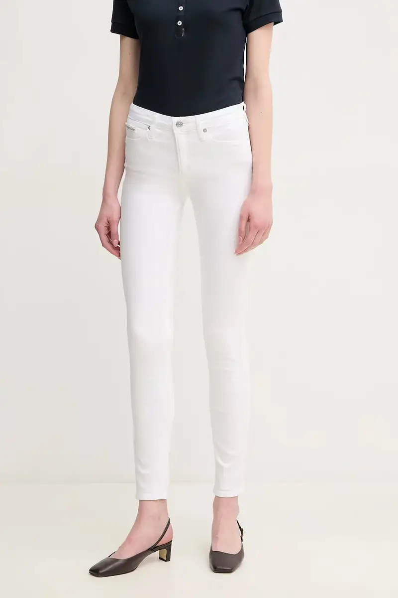 Calvin Klein Jeans Jeans Donna Bianco 3124398