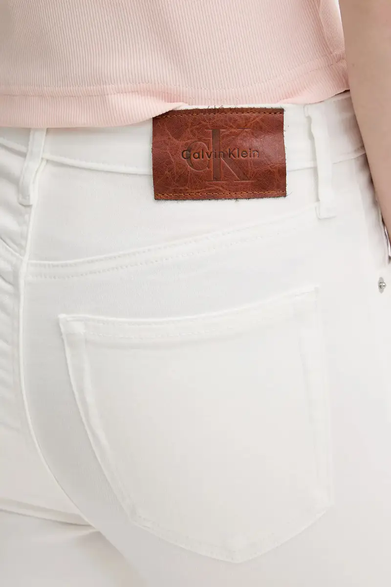 Calvin Klein Jeans Jeans Donna Bianco 3124748 miniatura 4