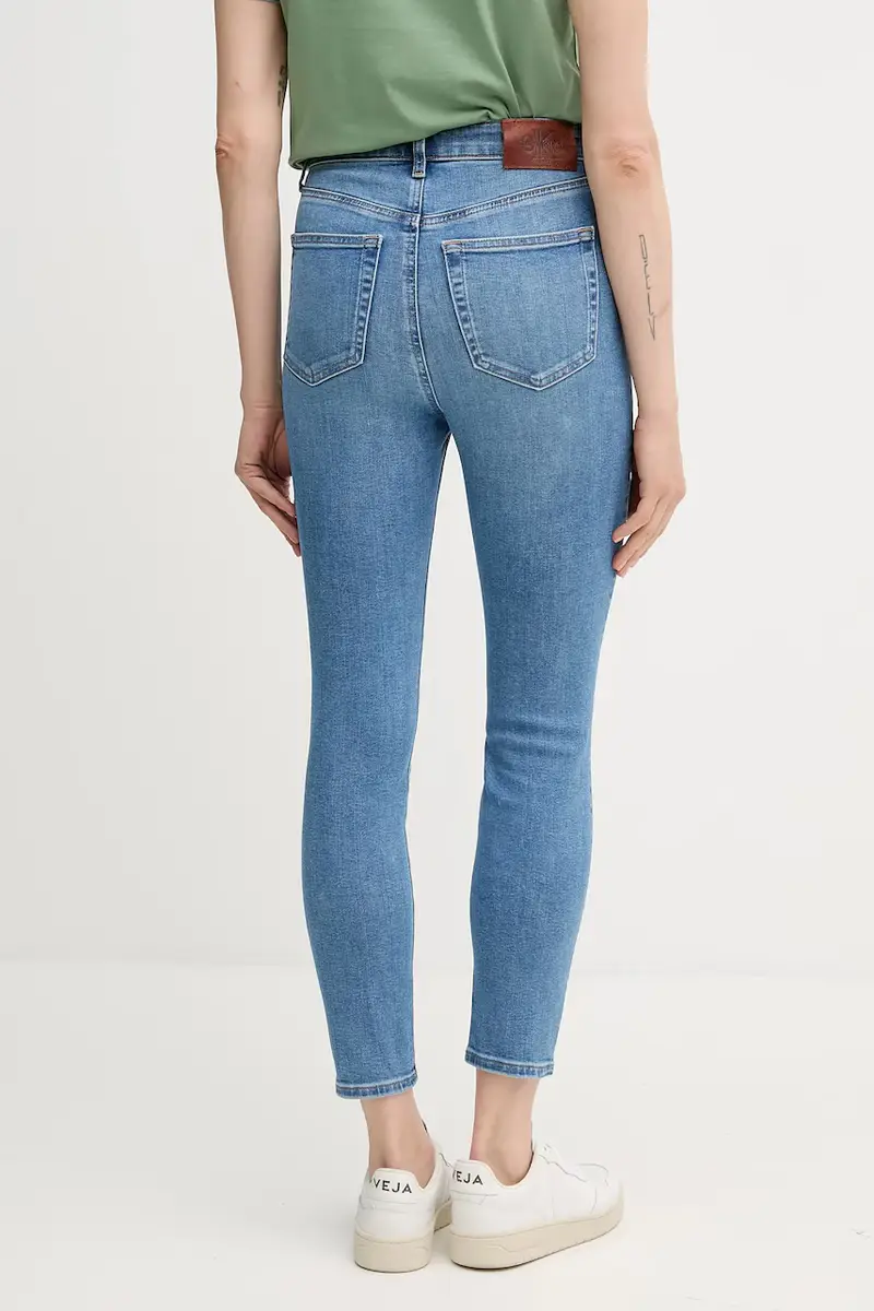 Calvin Klein Jeans Jeans Donna Blu 3580948 miniatura 2
