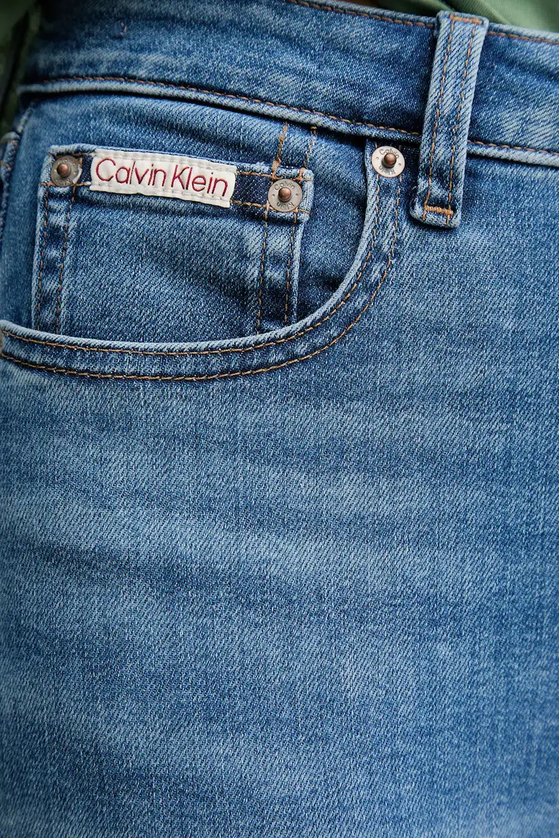 Calvin Klein Jeans Jeans Donna Blu 3580948 miniatura 3