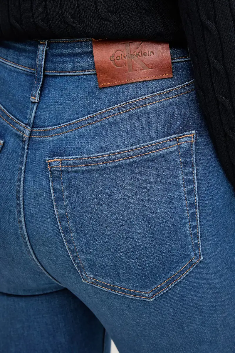 Calvin Klein Jeans Jeans Donna Blu 3132877 miniatura 4