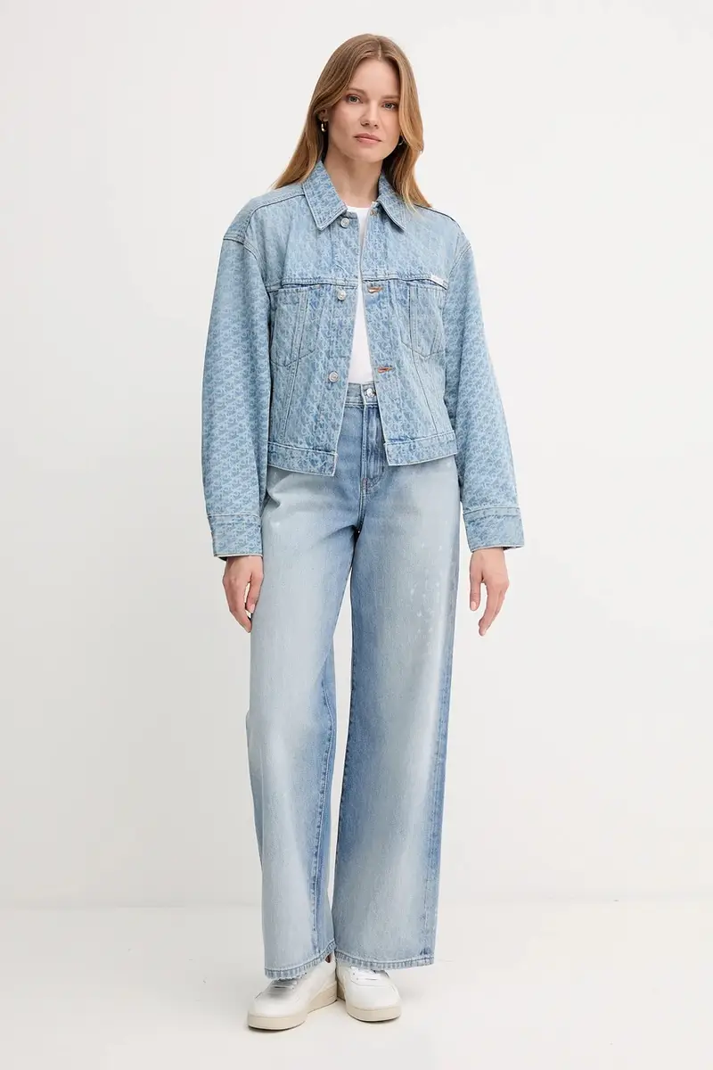 Calvin Klein Jeans Jeans Donna Blu 3132864 miniatura 2