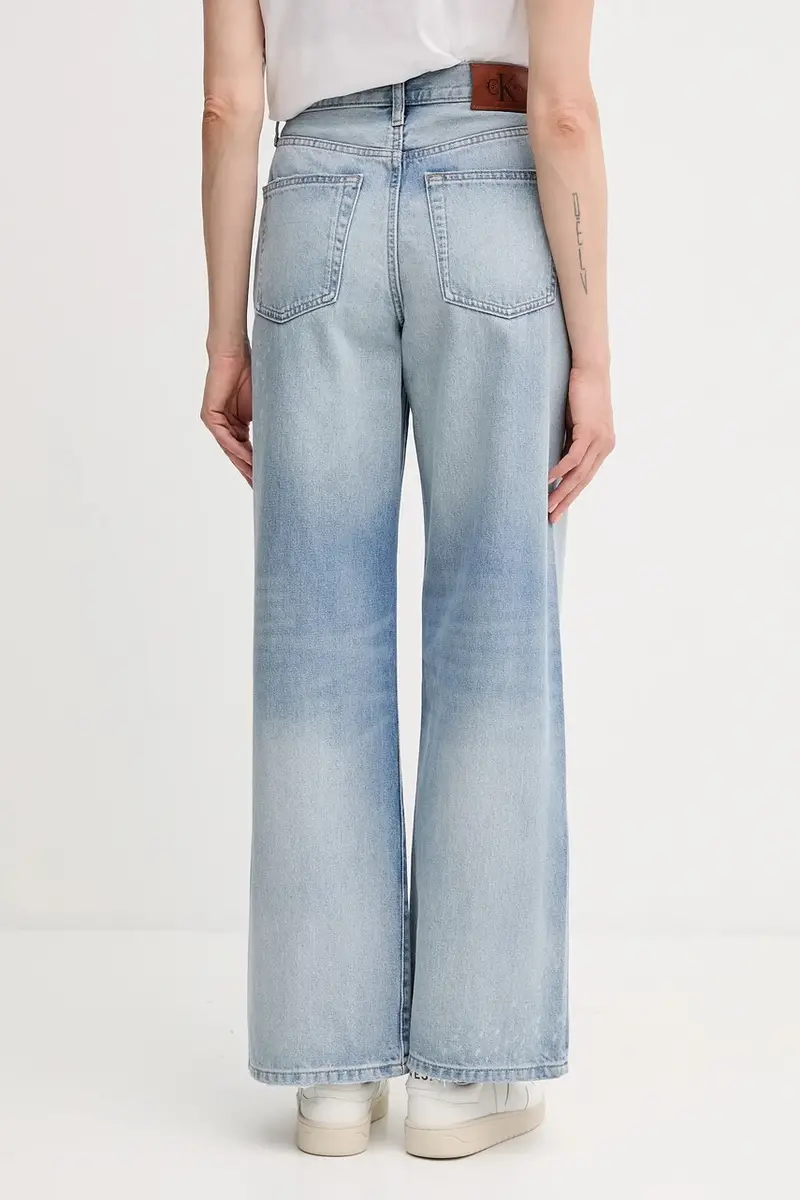 Calvin Klein Jeans Jeans Donna Blu 3132864 miniatura 3