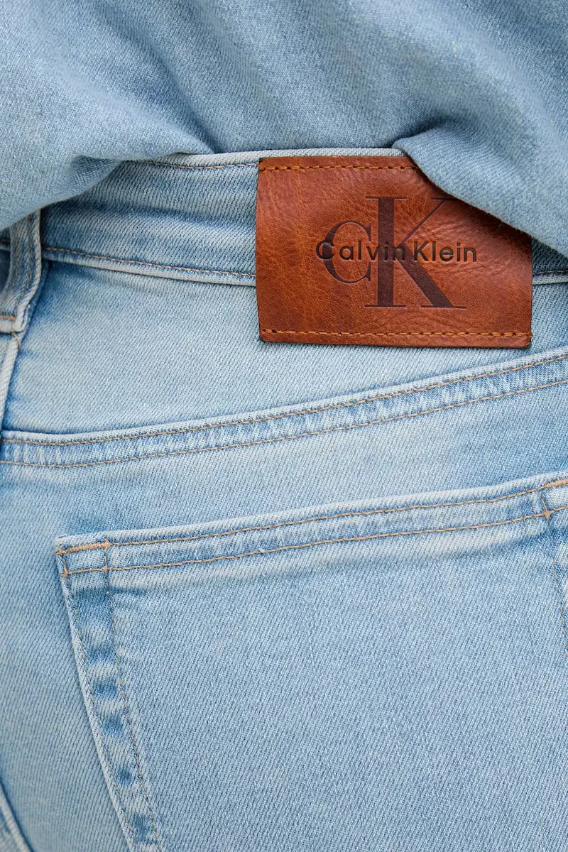Calvin Klein Jeans Jeans Donna Blu 3132829 miniatura 4