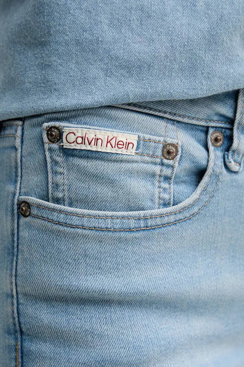 Calvin Klein Jeans Jeans Donna Blu 3132829 miniatura 5